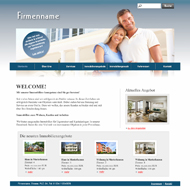 Homepagevorlage 4 für Immobilienmakler