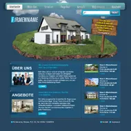 Homepagevorlage 9 für Immobilienmakler