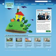 Homepagevorlage 10 für Immobilienmakler
