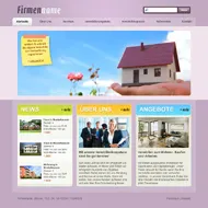 Homepagevorlage 6 für Immobilienmakler