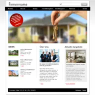 Homepagevorlage 1 für Immobilienmakler